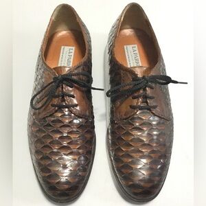 Unique Handmade 🇮🇹 La Parigina Woven Leather Shoes